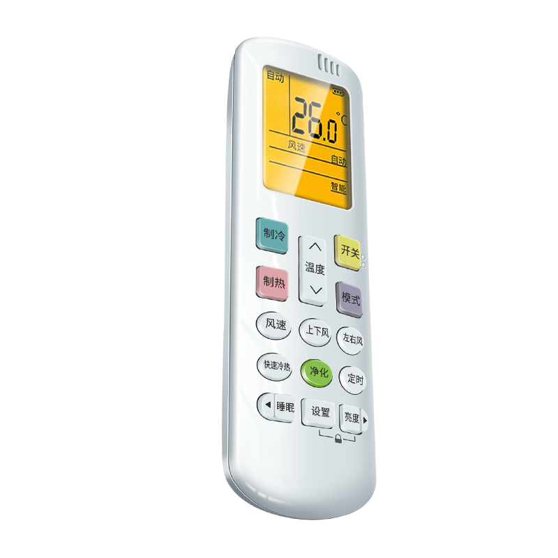 适用飞利浦Philips空调遥控器万能通用YKQ-05 RCH-ROY7-2(PHI) FAC01SA1 FACO1SA高清大图