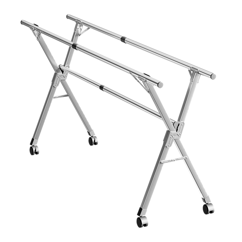 劲脉 折叠晾衣架 三杆方管1.6米加轮 个高清大图