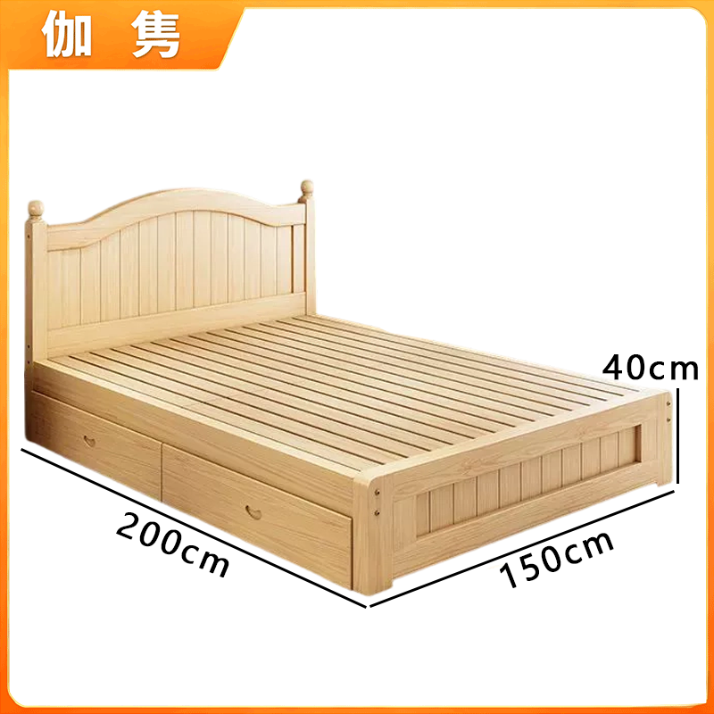 伽隽 木床 卧室 张高清大图