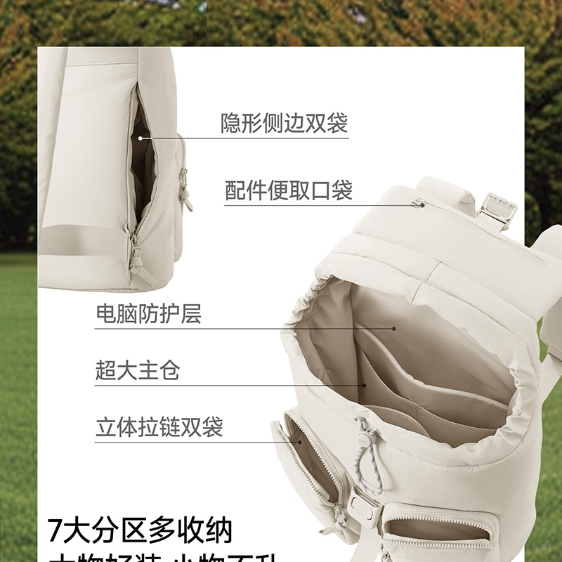 蕉下(BENEUNDER) LC011 双肩软包 粟穗黄(单位:个)高清大图