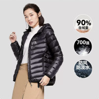 凯乐石轻薄羽绒服情侣同款防寒连帽羽绒衣防风防泼保暖外套上衣