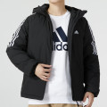 阿迪达斯 （adidas） 羽绒服男装新款运动服连帽防风保暖羽绒服休闲夹克外套IT8730 ZP M IT8730/黑色