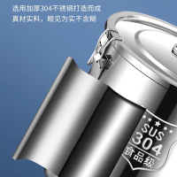 [补贴10%]304加厚密封桶家用不锈钢米桶50斤面粉桶防潮防虫储粮油桶储米桶