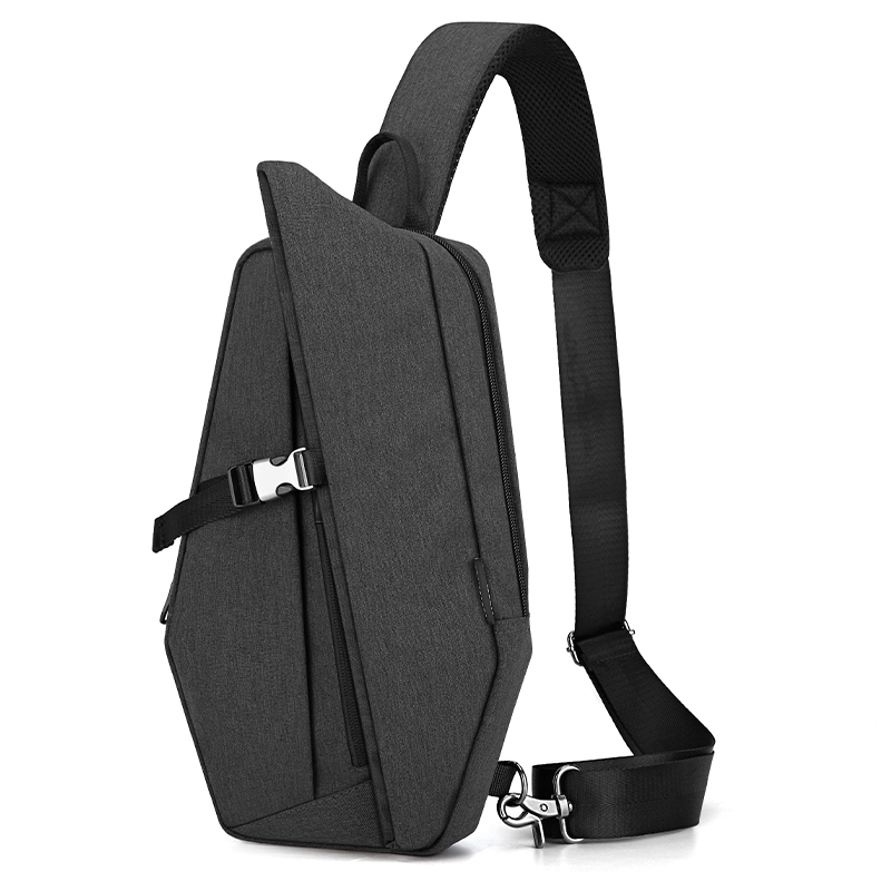 lm胸包男士包包单肩斜挎包户外休闲多功能运动男包时尚单肩包视频