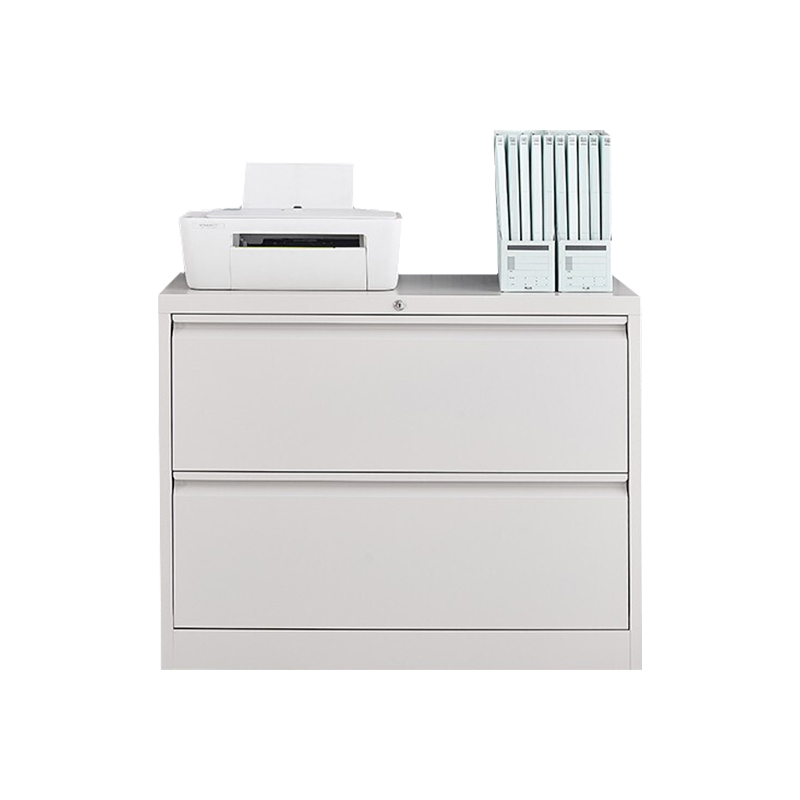 尔迈 铁皮柜挂劳柜带锁卡箱FC办公柜挂捞柜A4立式抽屉挂快劳文件柜子 二抽宽卡箱高清大图