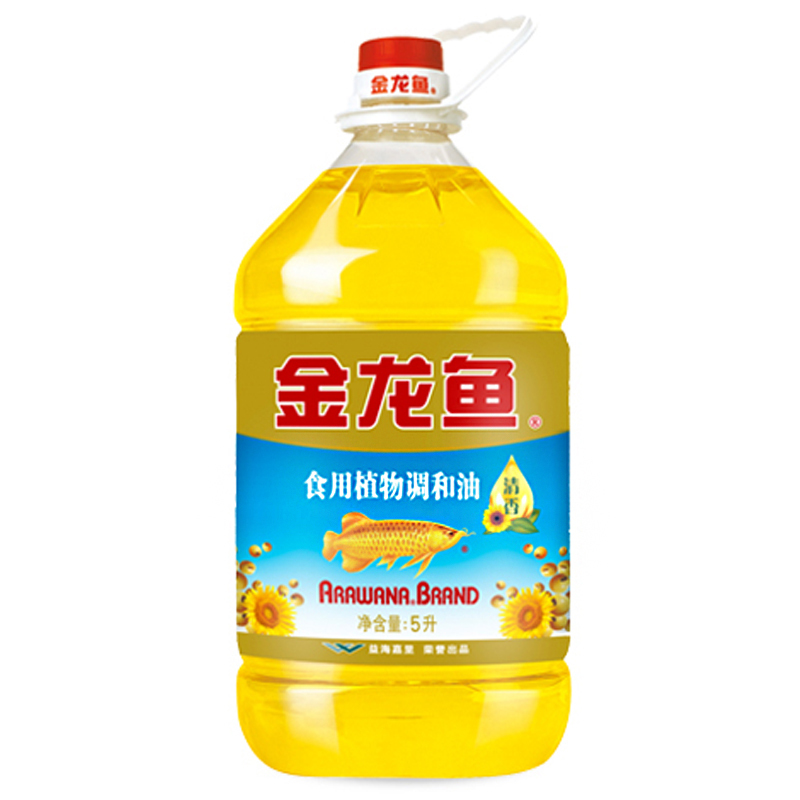 金龙鱼 食用植物调和油5L 葵花籽、大豆 食用油
