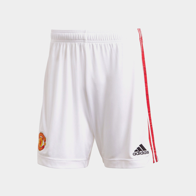 阿迪达斯adidas 男装曼联主场足球运动短裤FM4289