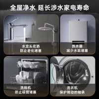志高前置过滤器家用反冲洗横款大流量万向自动滤水器过滤器40微米8T大流量 前置过滤器Q19 180天只换不修 自行安装