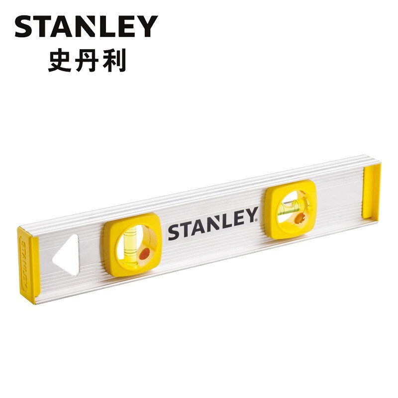 史丹利(STANLEY)3水泡轻便铝合金水平尺高精度水平尺装修平衡尺靠尺 STHT42075-8-23(36英寸)高清大图
