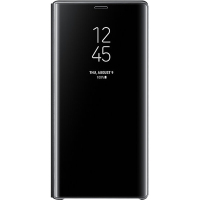 三星（SAMSUNG）Note9原装手机壳镜面保护套note9智能休眠翻盖多角度防摔支架皮套保护壳（黑色）