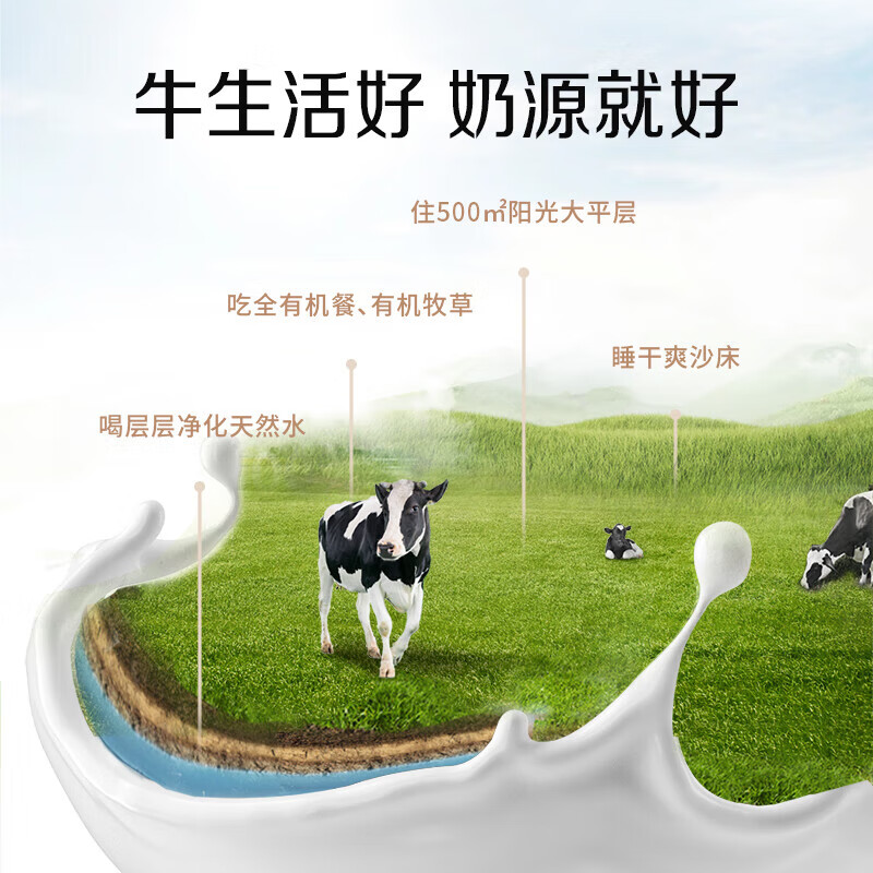 圣牧有机纯牛奶 品醇200ml*12盒 口感清爽 纯净有机可追溯 送哪吒周边高清大图