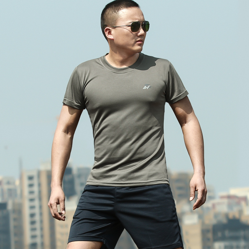 林中鸟男女夏季07体能训练服套装特种兵作服训短袖上衣背心透气