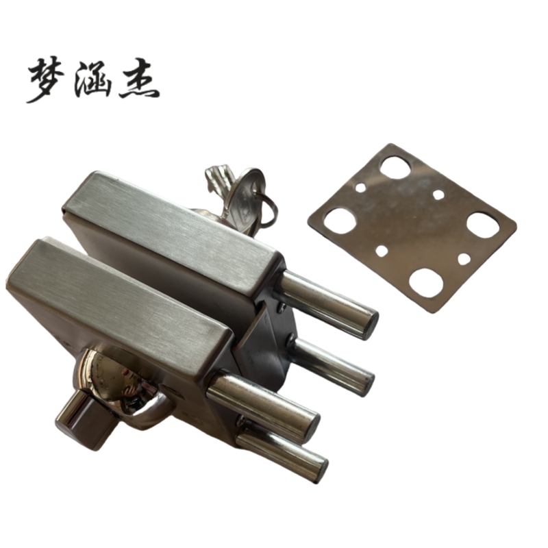 梦涵杰玻璃门锁 M201 单门双向 把