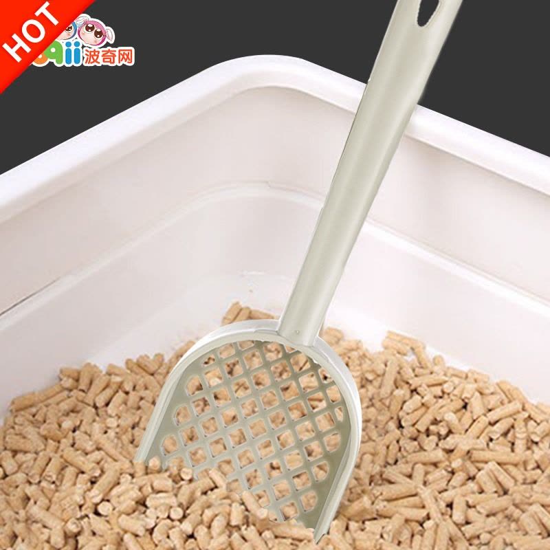 波奇网长柄猫砂铲宠物猫咪清洁用品猫铲子成幼猫沙铲猫屎铲图片