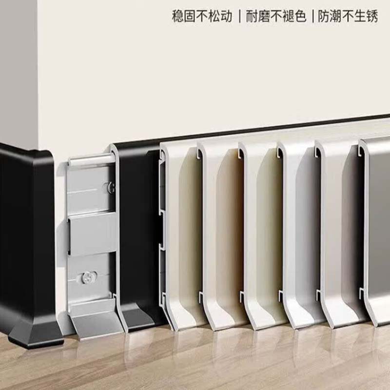 踢脚线 规格2800×120×20mm,定制,颜色款式匹配现场原有楼梯踢脚线高清大图