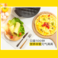 美的电饼铛家用新款加深双面加热烙饼锅正品电饼档称全自动煎饼机 黑色系