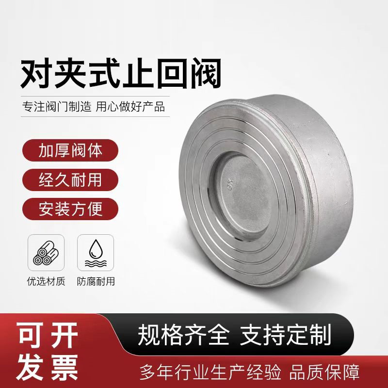 中锦科技 不锈钢对夹止回阀DN250(304材质)台高清大图