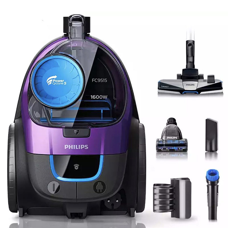 飞利浦(Philips) FC9515 家用1.5L无纺布集尘袋干式强力大功率手持式卧式吸尘器