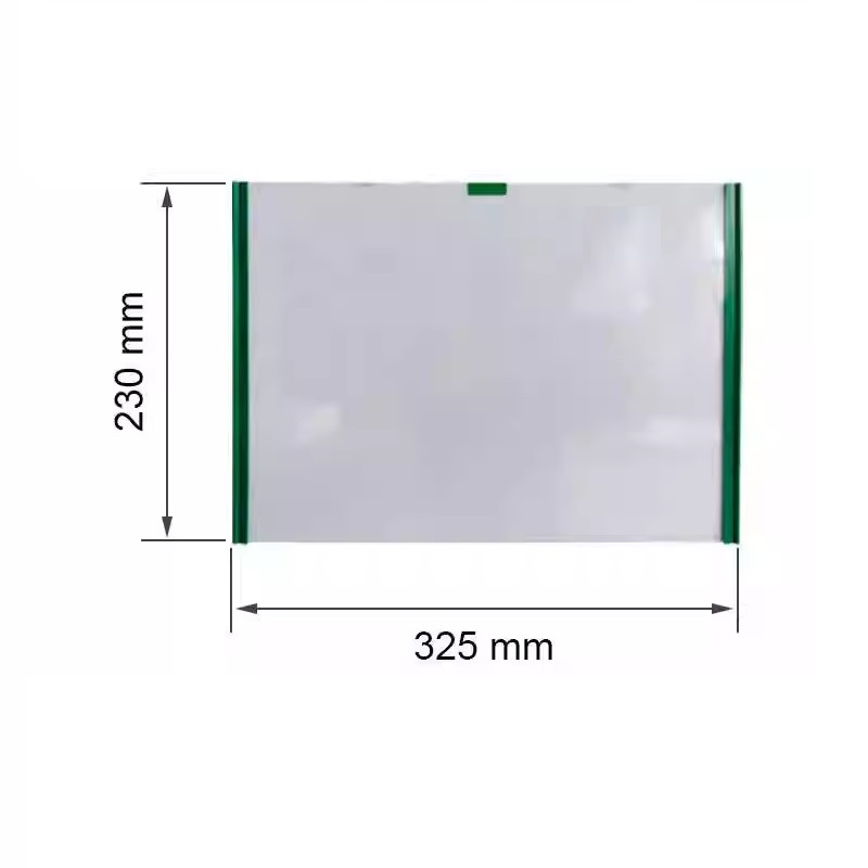 瑾如云海 周转箱标签袋物料卡片袋 A4横向款高清大图