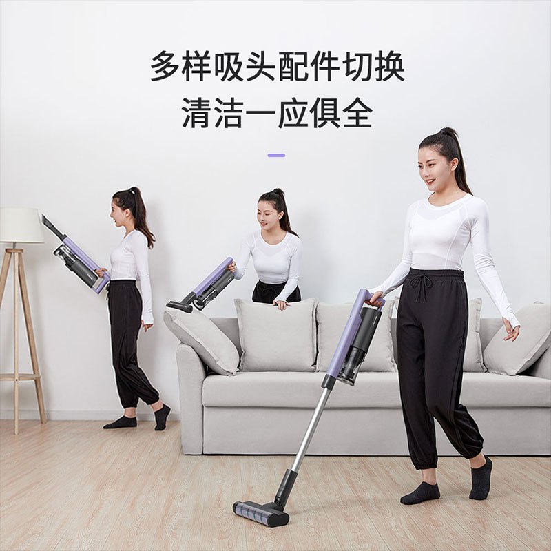 松下无线吸尘器家用小型大吸力手持低噪大功率床上车载两用除螨机MC-A10V高清大图