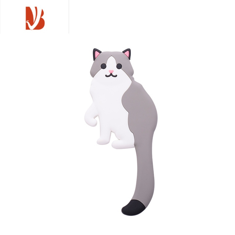 卡通挂钩强力粘胶门后钥匙包创意厨房无痕贴浴室免打孔短毛猫承重300g