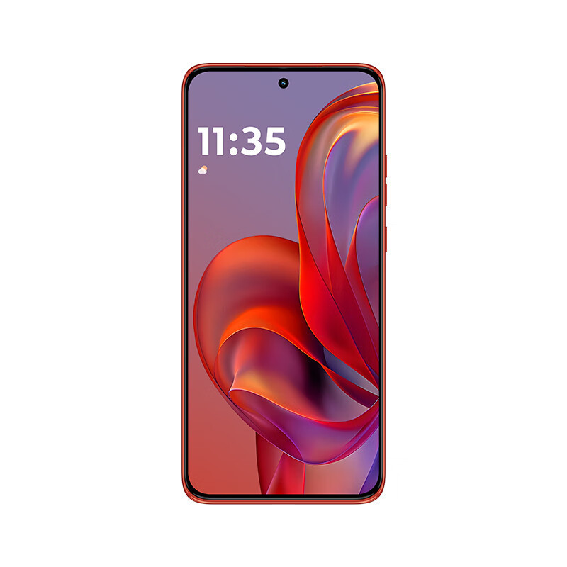 摩托罗拉 联想moto S50 金刚耐造小直屏 单手握持 湿手触控 疾速快充 应用六开 5GAI手机 12+512GB 好柿橙