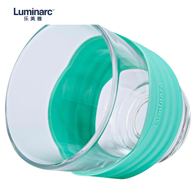 乐美雅(Luminarc)家用玻璃水杯凉水壶耐热钢化玻璃水具5件套1壶4杯家居器皿海岸线薄荷绿L6798不保温、其他