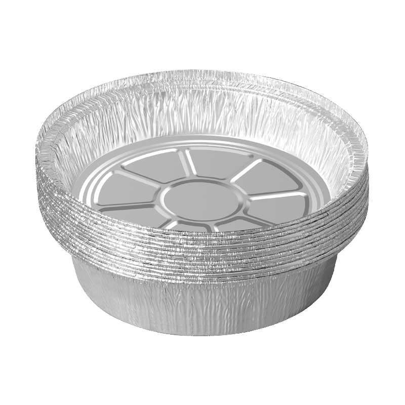 空气炸锅专用纸锡纸盒盘烧烤箱烘焙锡箔碗家用食品级食物纸碗1487高清大图