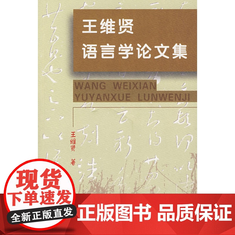 王维贤语言学论文集 商务印书馆 正版书籍高清大图
