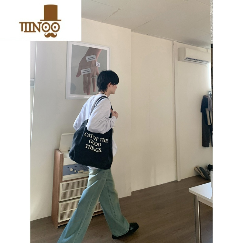YANXUMaintain Oneself美式复古字母圆领卫衣重工宽松百搭上衣男女