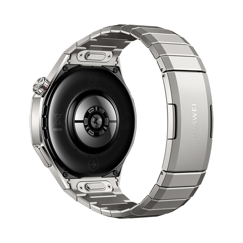 HUAWEI/华为 WATCH GT 5 Pro 42mm 冰川白 白色氟橡 玄玑感知系统 纳米微晶陶瓷 进阶运动高清大图
