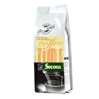 Socona尊享系列 肯尼亚AA风味咖啡豆 新鲜烘焙现磨纯黑咖啡粉250g