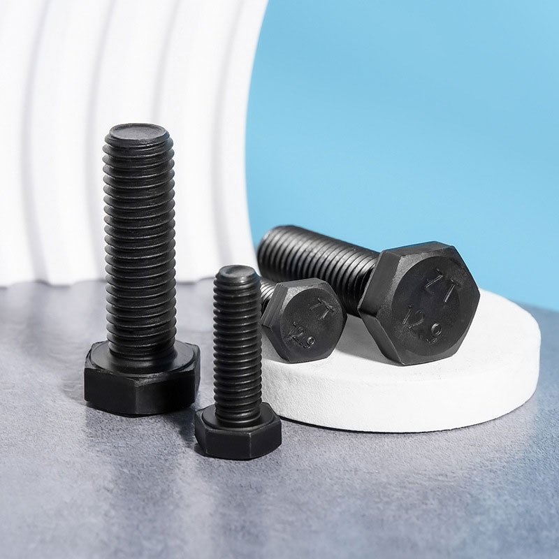 六角头螺栓;M16*55;公称长度(mm):55;强度等级:4.8;标准号:GB/T5783;头型:六角; 1个高清大图