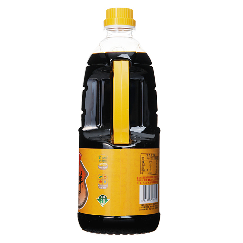 鲁花炒菜香酱油1L+鲁花葱姜料酒1L高清大图