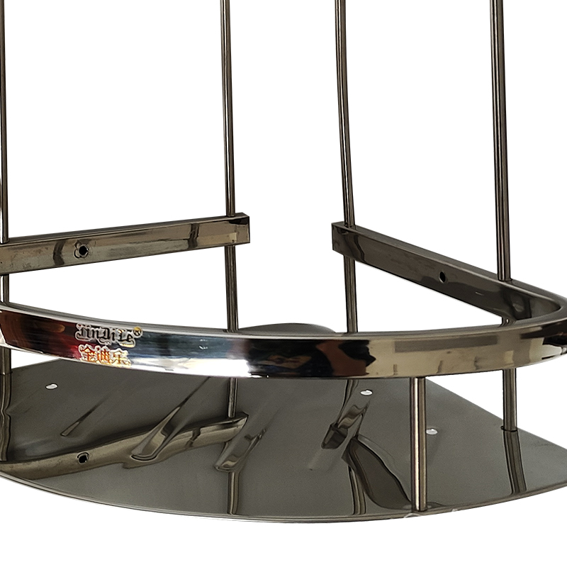 金迪乐浴室三角架壁挂转角架子加厚款23*23*35cm/组高清大图