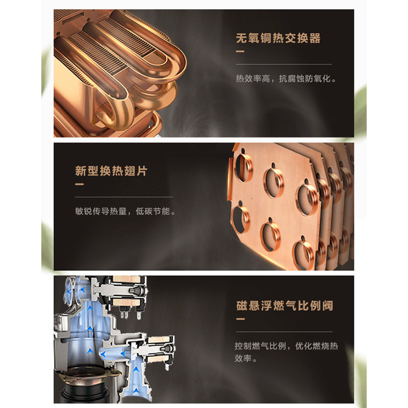 能率(NORITZ) 16升零冷水燃气热水器 GQ-16SD19FEXQ(JSQ31-SD19Q) 预热内循环 天然气