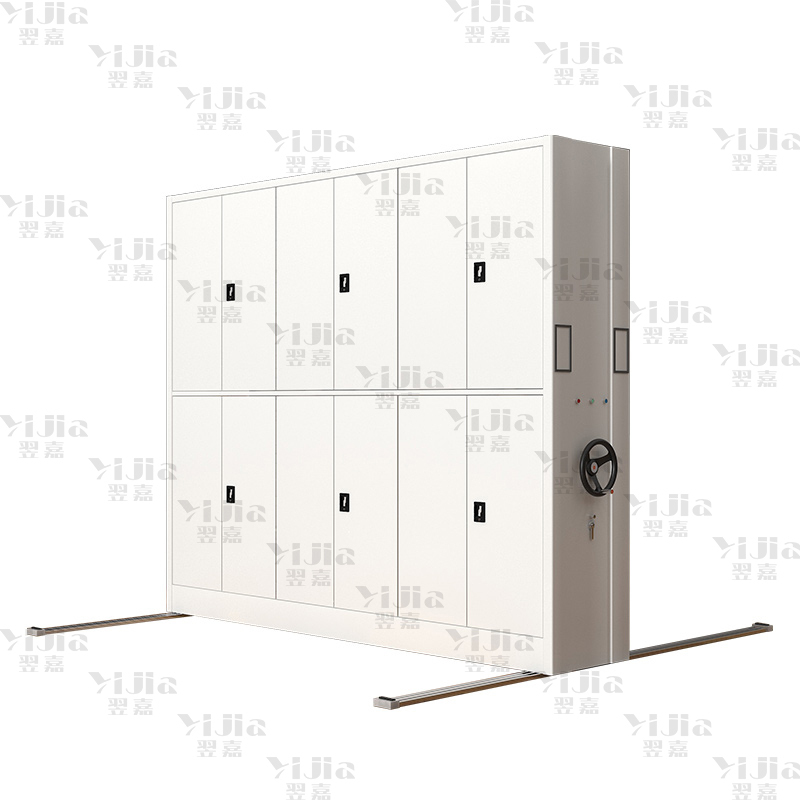 翌嘉 电动密集架移动档案柜钢制轨道密集柜 一列3组