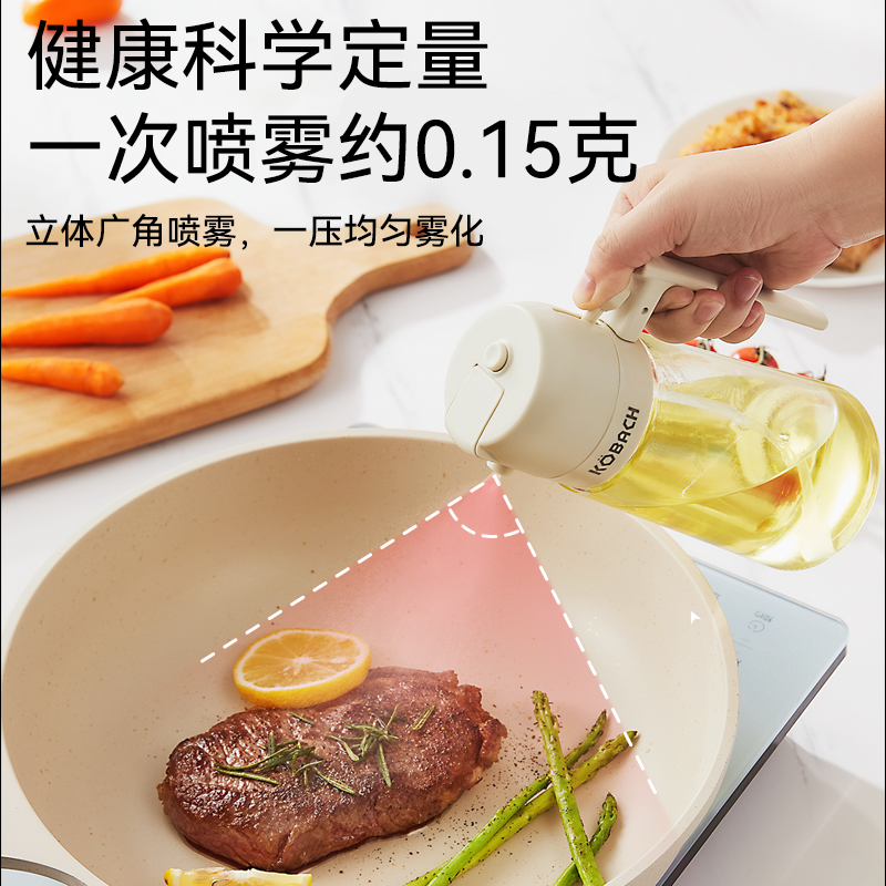 康巴赫乐享喷倒两用油壶-470ml(升级款)高清大图