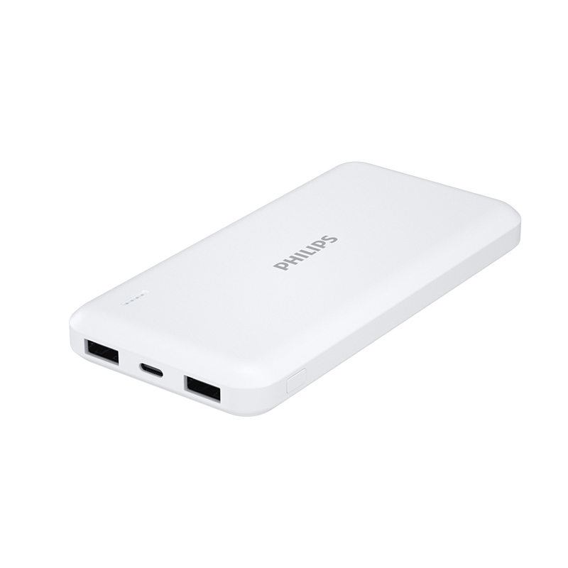 飞利浦充电宝10000毫安适用于iphone11苹果12华为小米手机双口usb大容量移动电源可上飞机 DLP2002B