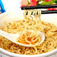 公仔面5连包牛肉味560g袋装早餐夜宵即泡速食干拌面