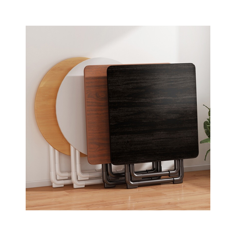 富莱斯宝 简约折叠方桌办公桌休闲桌 800*800*750 /张高清大图