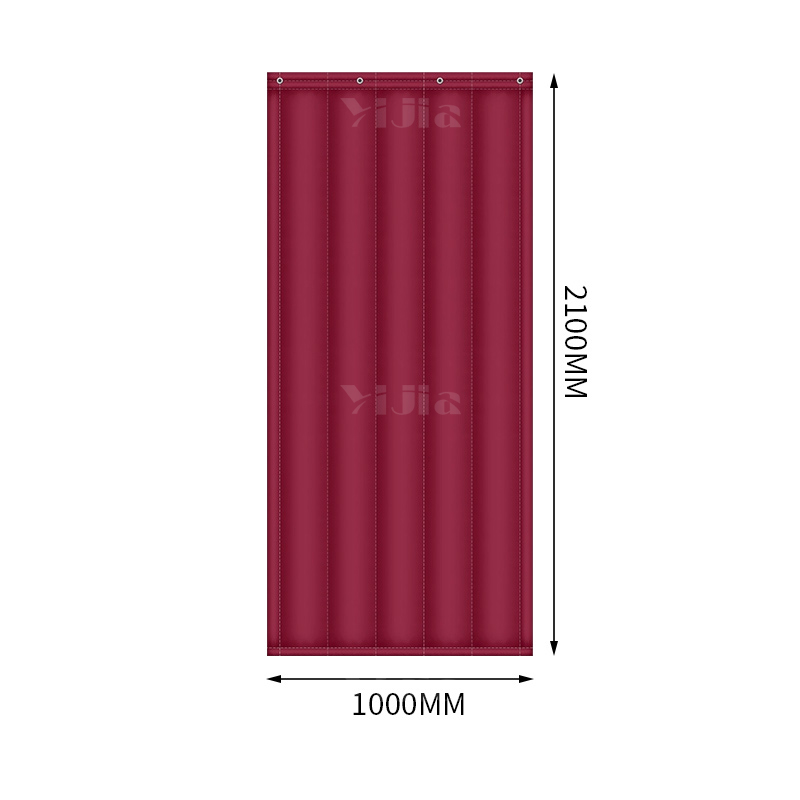 翌嘉YJ3111643 牛津布棉门帘保暖保温门帘防风防寒 红色高清大图