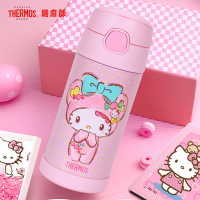 膳魔師,膳魔師(THERMOS)保温杯 F4011儿童吸管杯 约350ML 304不锈钢 水杯茶杯卡通杯家用/通用