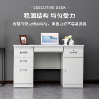 易企采 电脑桌1200*600*750mm 办公家具钢制桌办公桌铁皮桌子电脑桌职员桌财务桌写字台员工桌