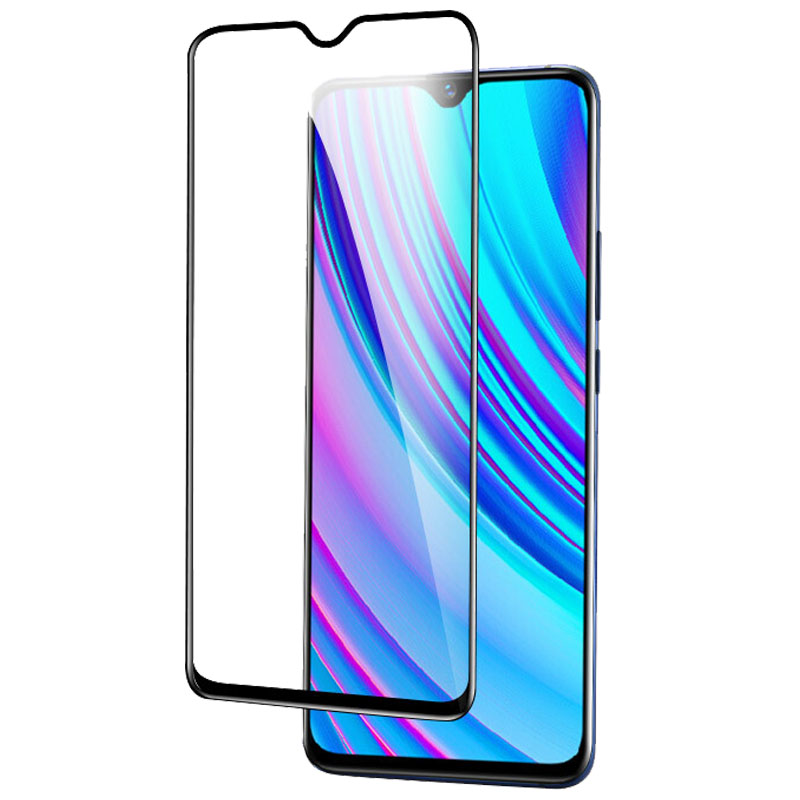 [买2送磨砂壳]轻万适用realmex2pro钢化膜全屏黑色高清透明防摔贴膜oppo手机保护膜全玻璃高清大图