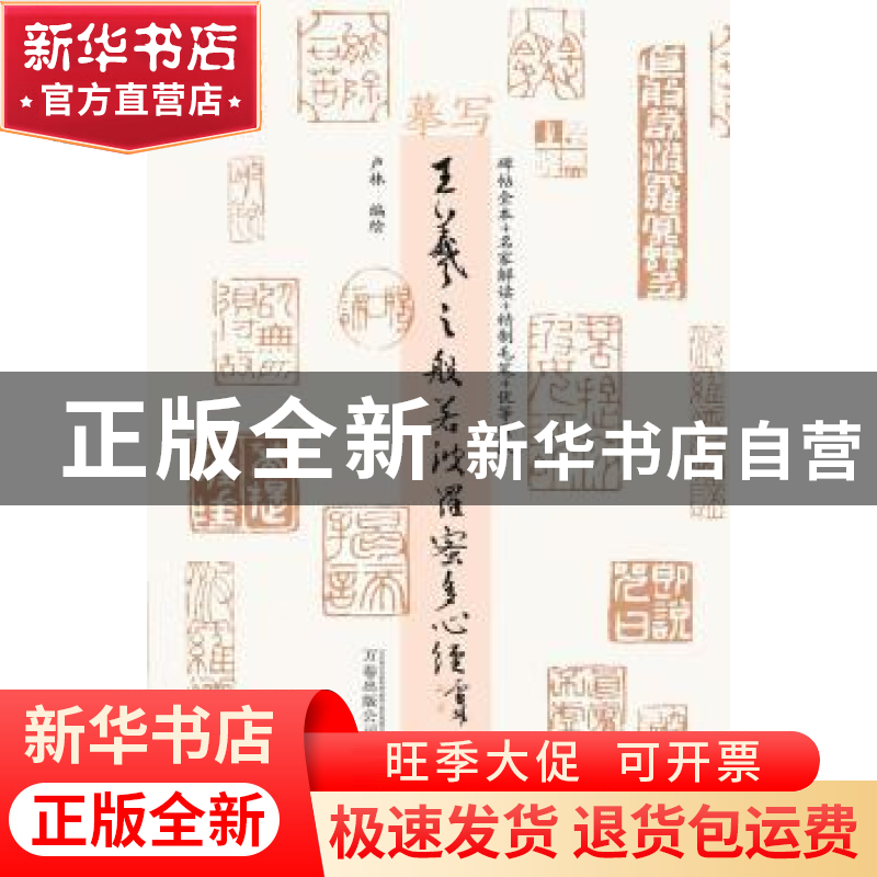 正版 摹写王羲之般若波罗蜜多心经 卢林 万卷出版公司 9787547043高清大图