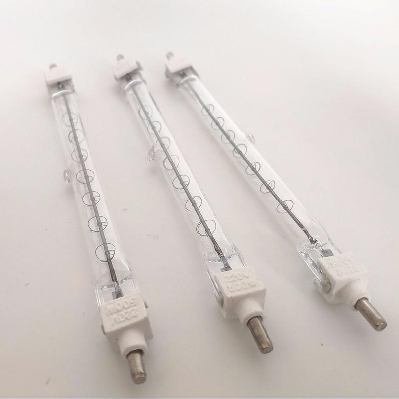 碘钨灯管太阳灯夹式高温卤钨灯工地灯500w1000w瓦烤鸭炉烤箱专用1000
