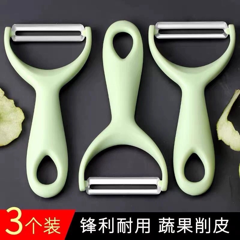 [补贴10%]水果削皮刀厨房专用刮皮刀金属削皮刀多功能家用芦笋苹果梨削皮器高清大图