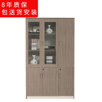 钜晟办公家具板式1.2米右三门文件柜书柜21F302R