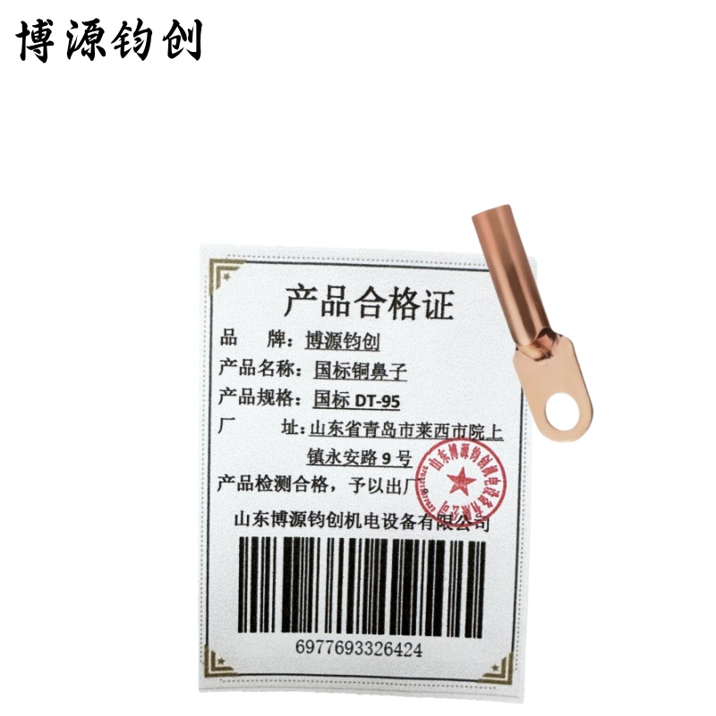 博源钧创 国标铜鼻子 国标DT-95 个高清大图